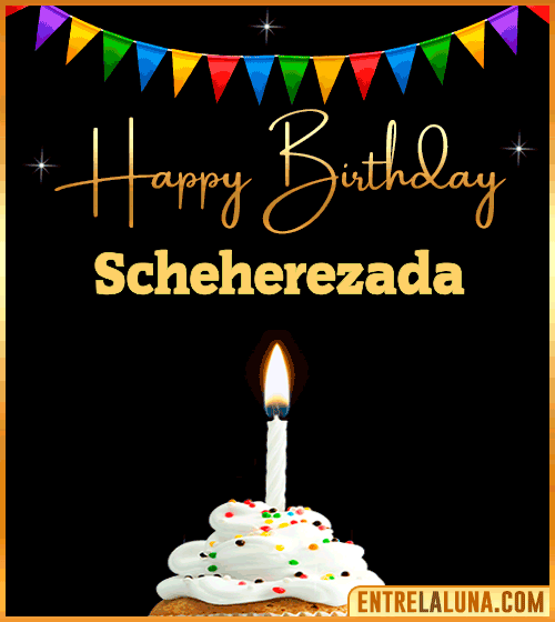GiF Happy Birthday Scheherezada